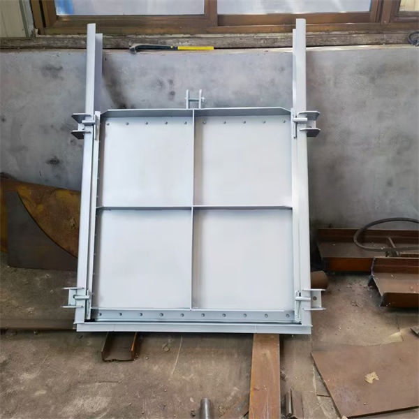 方形不锈钢闸门安装