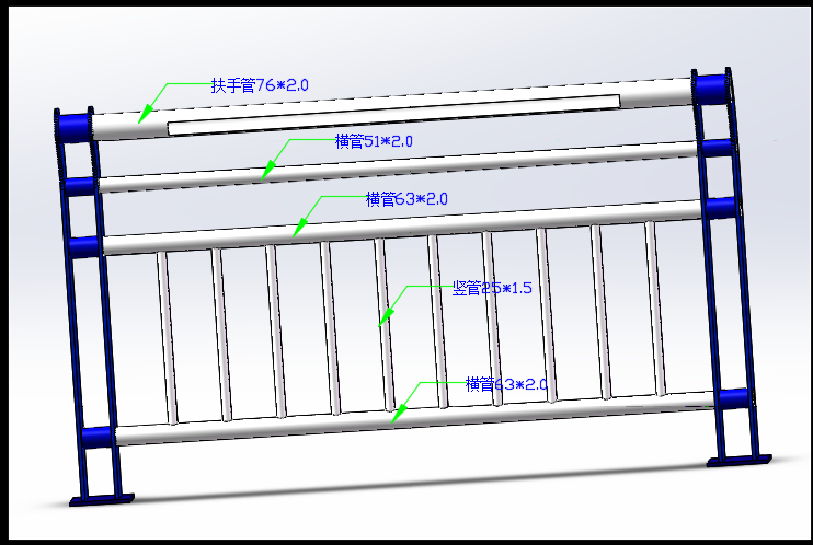 护栏-河道防护栏杆产品性能