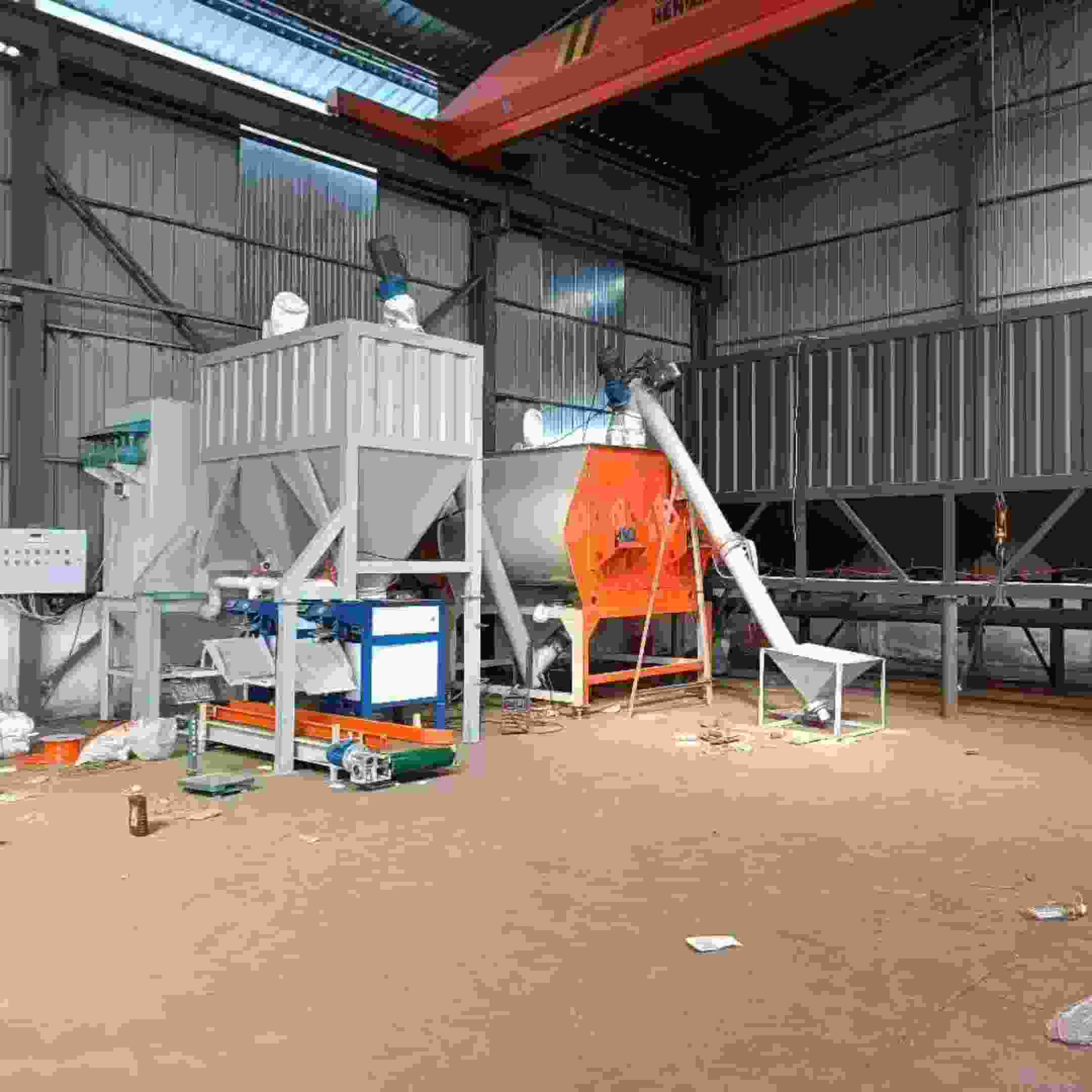 轻质石膏生产线生产过程视频