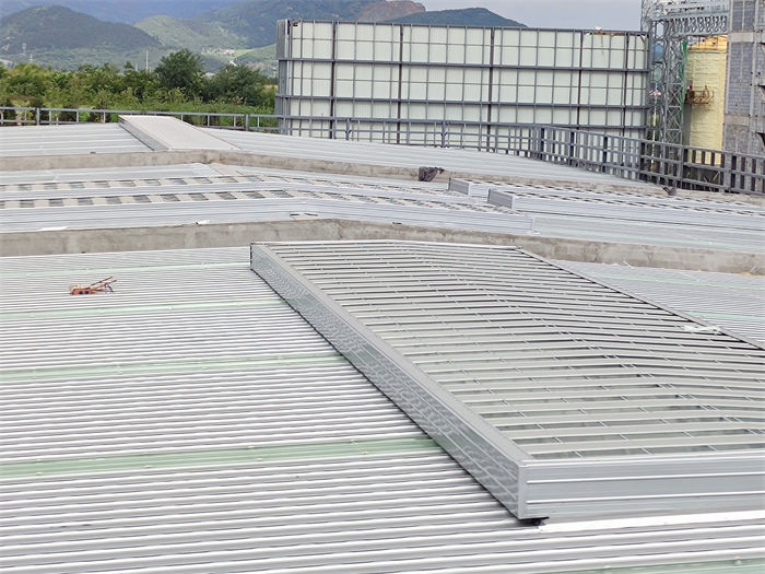 通风气楼圆拱形电动天窗物流配货上门