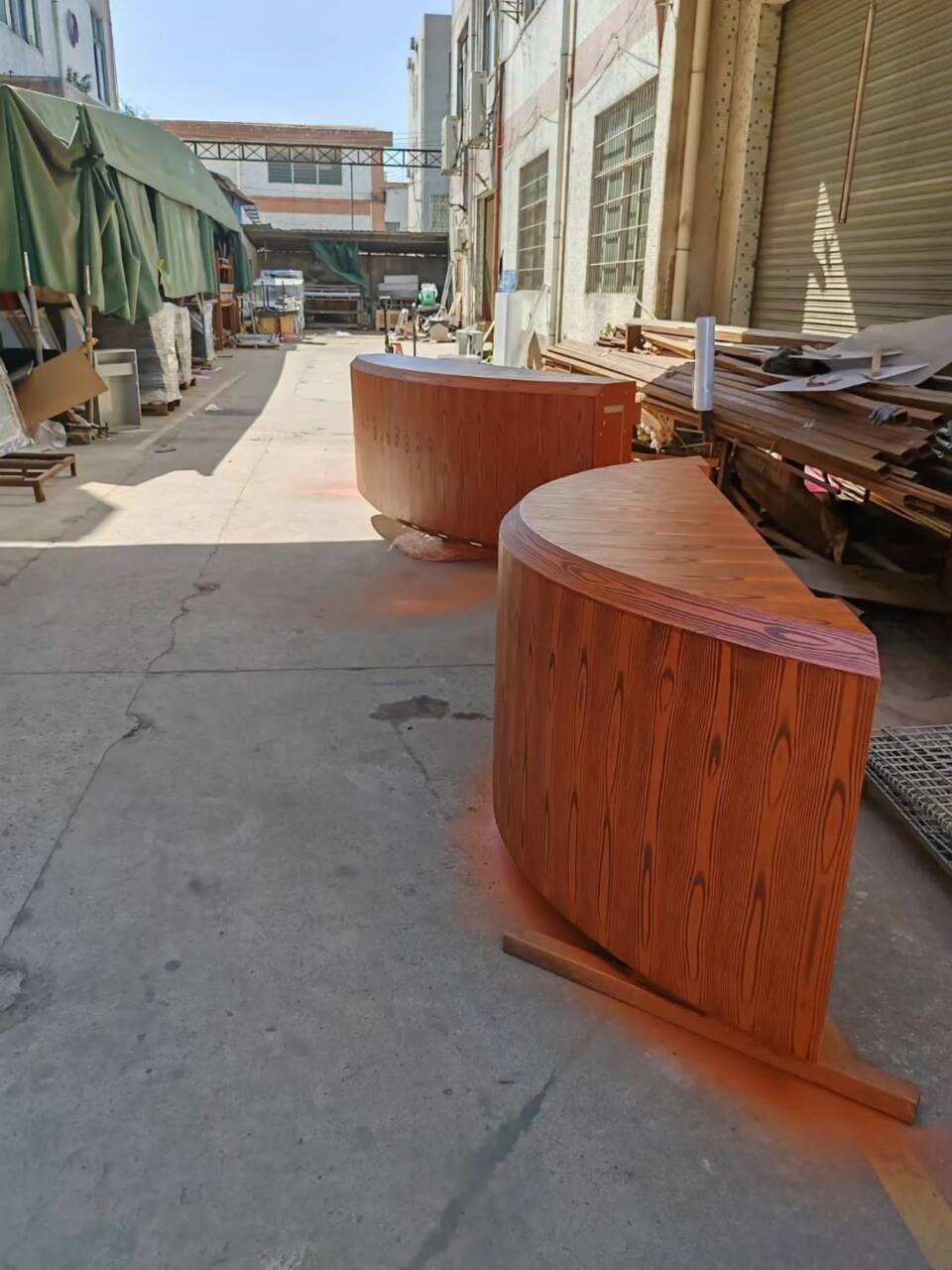 园林建筑木纹漆施工价格#铁艺花架#仿古建筑#凉亭廊架本市品牌