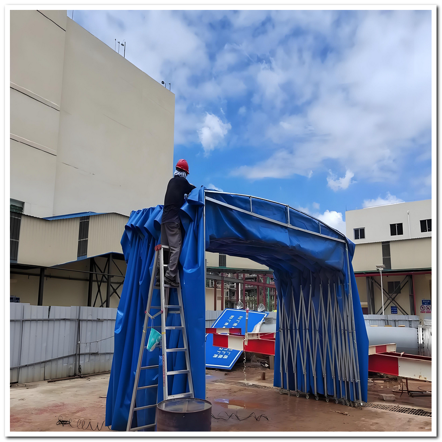 规模大的伸缩雨棚厂家